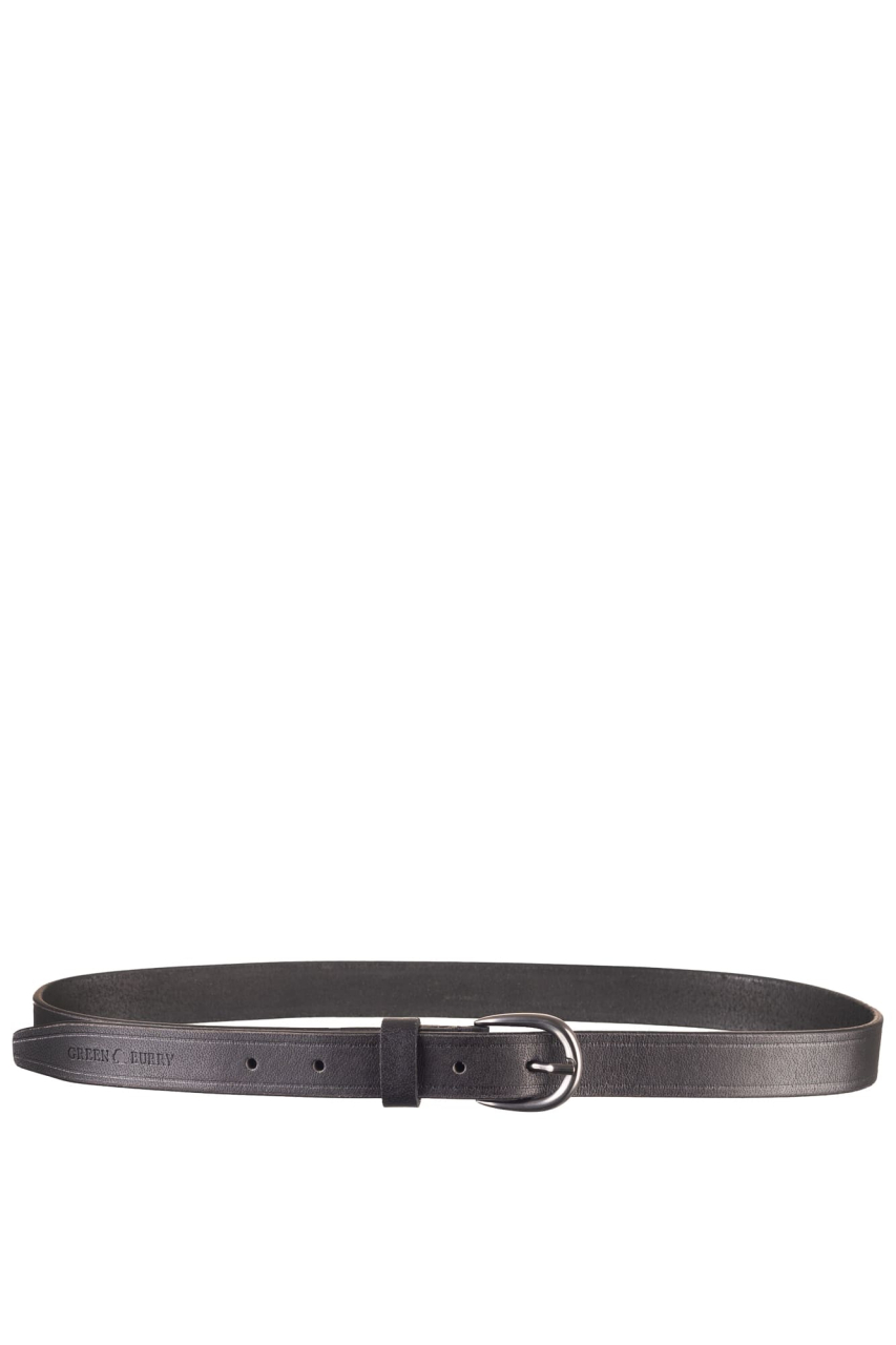GB-Buff Full Grain Belt black 90 cm