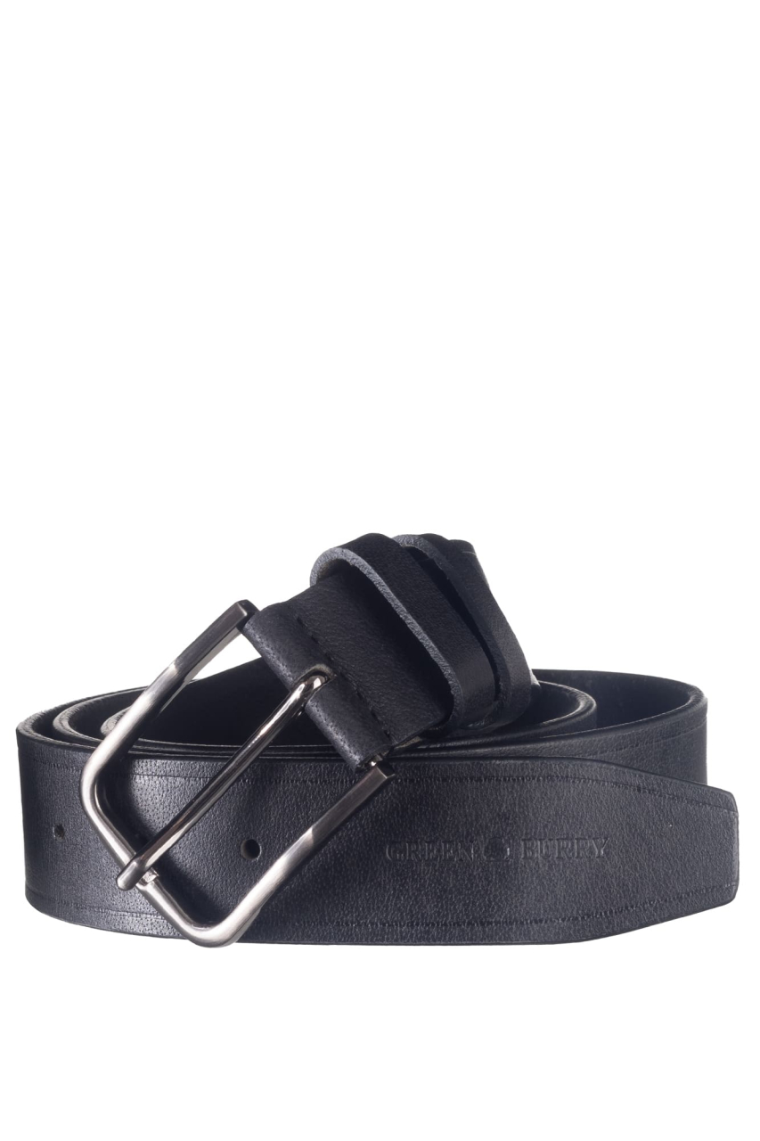 GB-Buff Full Grain Belt black 105 cm