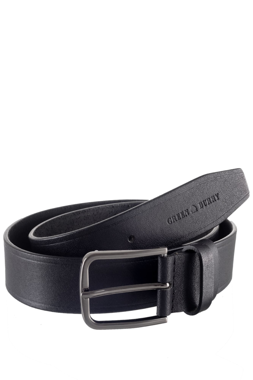 GB-Buff Full Grain Belt black 105 cm