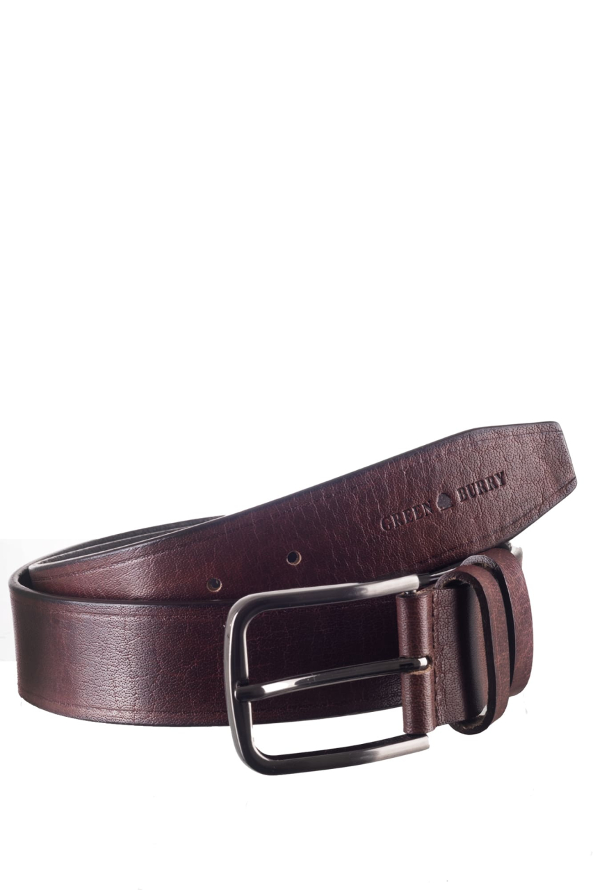 GB-Buff Full Grain Belt brown 115 cm