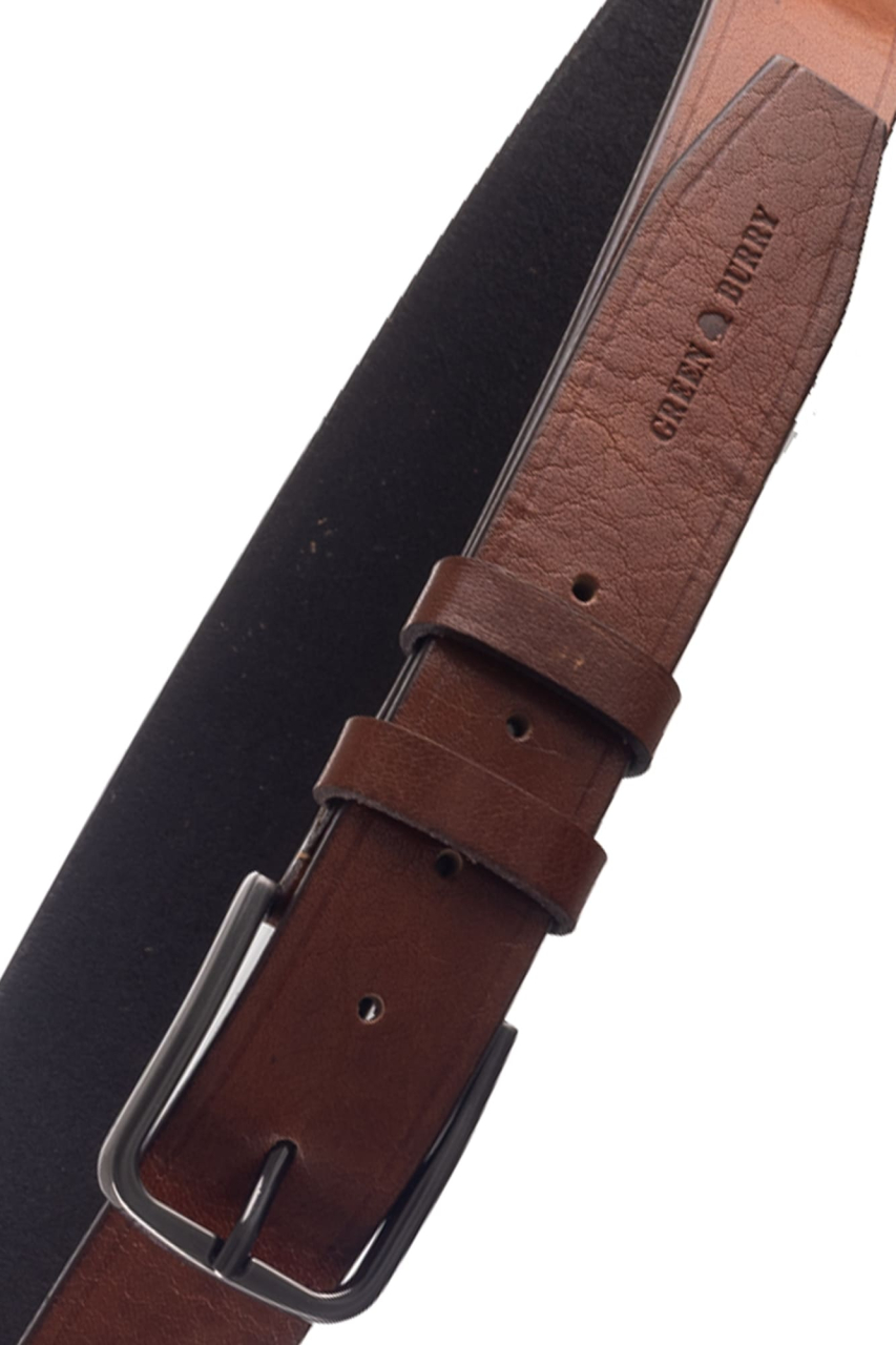 GB-Buff Full Grain Belt cognac 125 cm