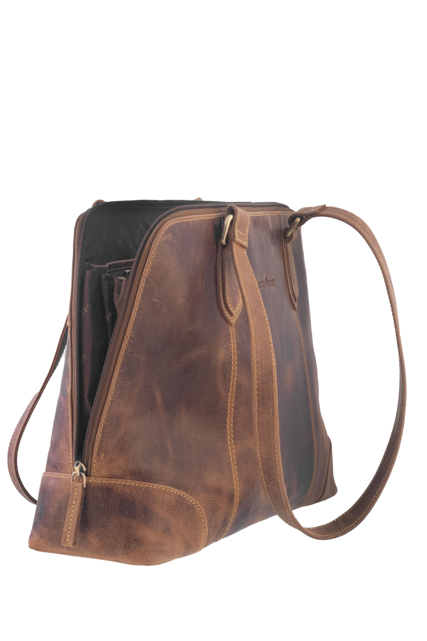 Vintage RV - Shopper A4 brown