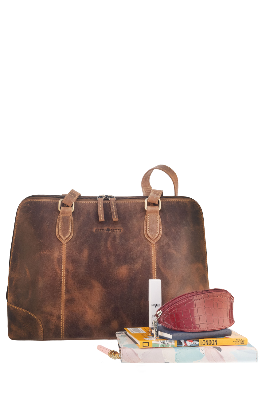 Vintage RV - Shopper A4 brown