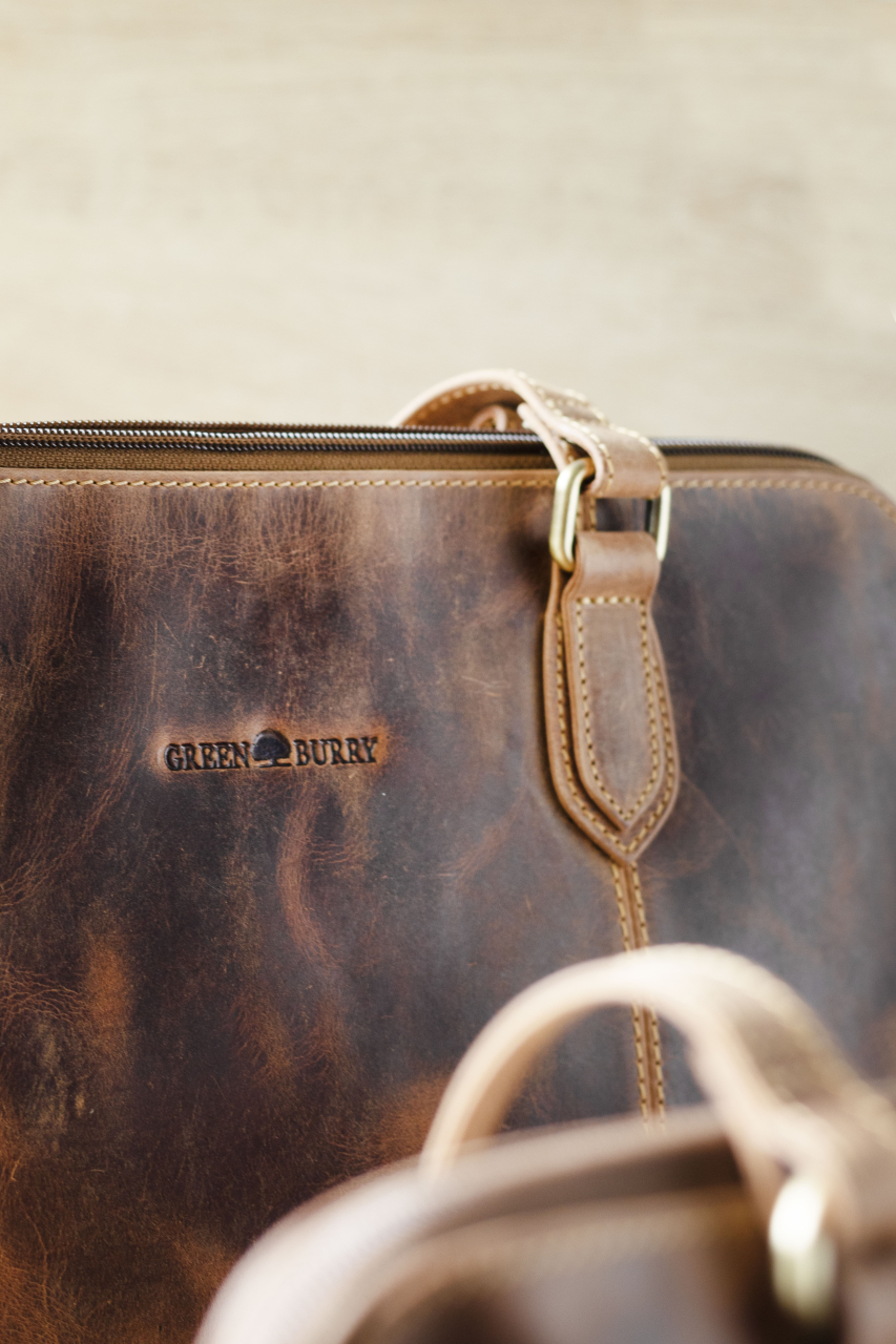 Vintage RV - Shopper A4 brown