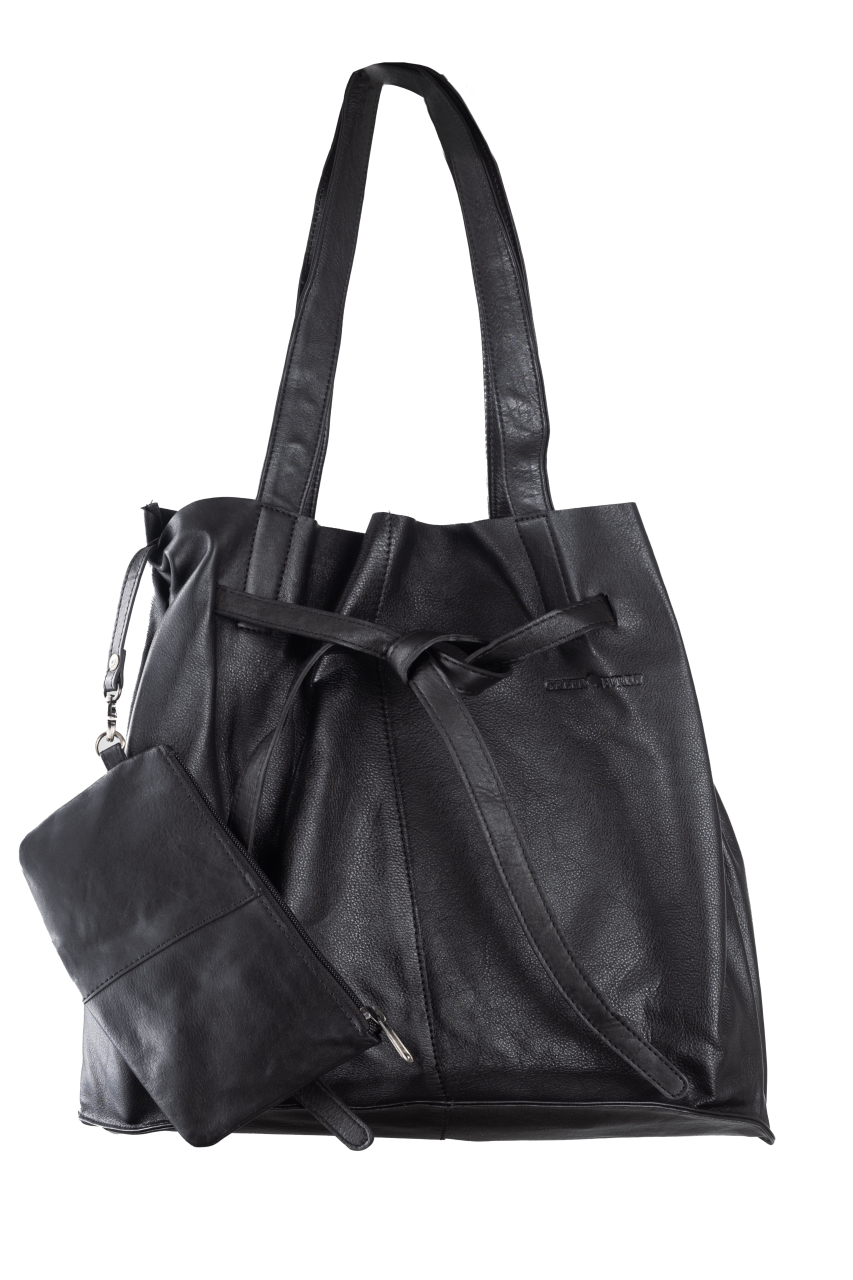 Nappa Shoulderbag Eva black