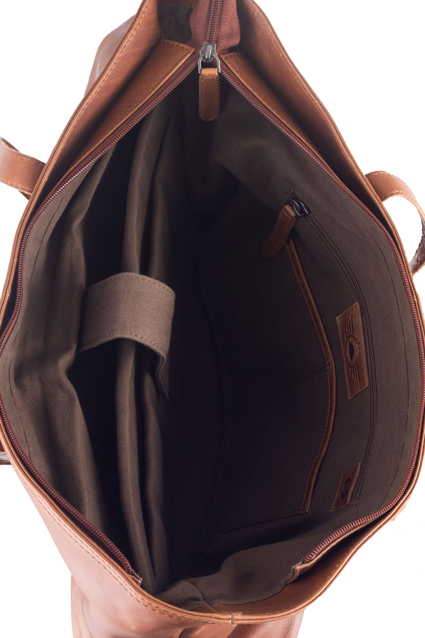 Waxy Vintage  Tobacco XXL Shopper