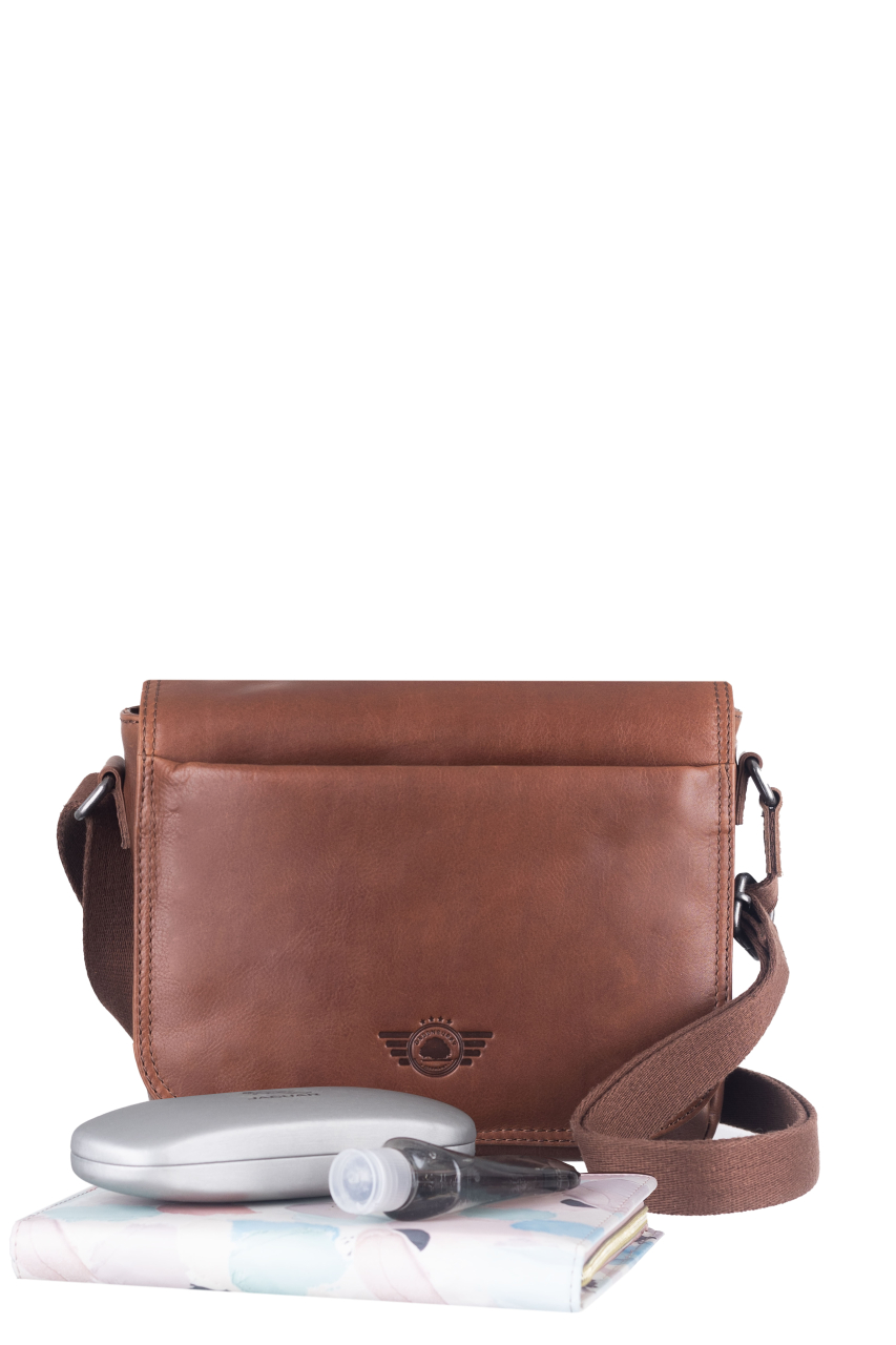 Waxy Vintage  Tobacco Shoulderbag