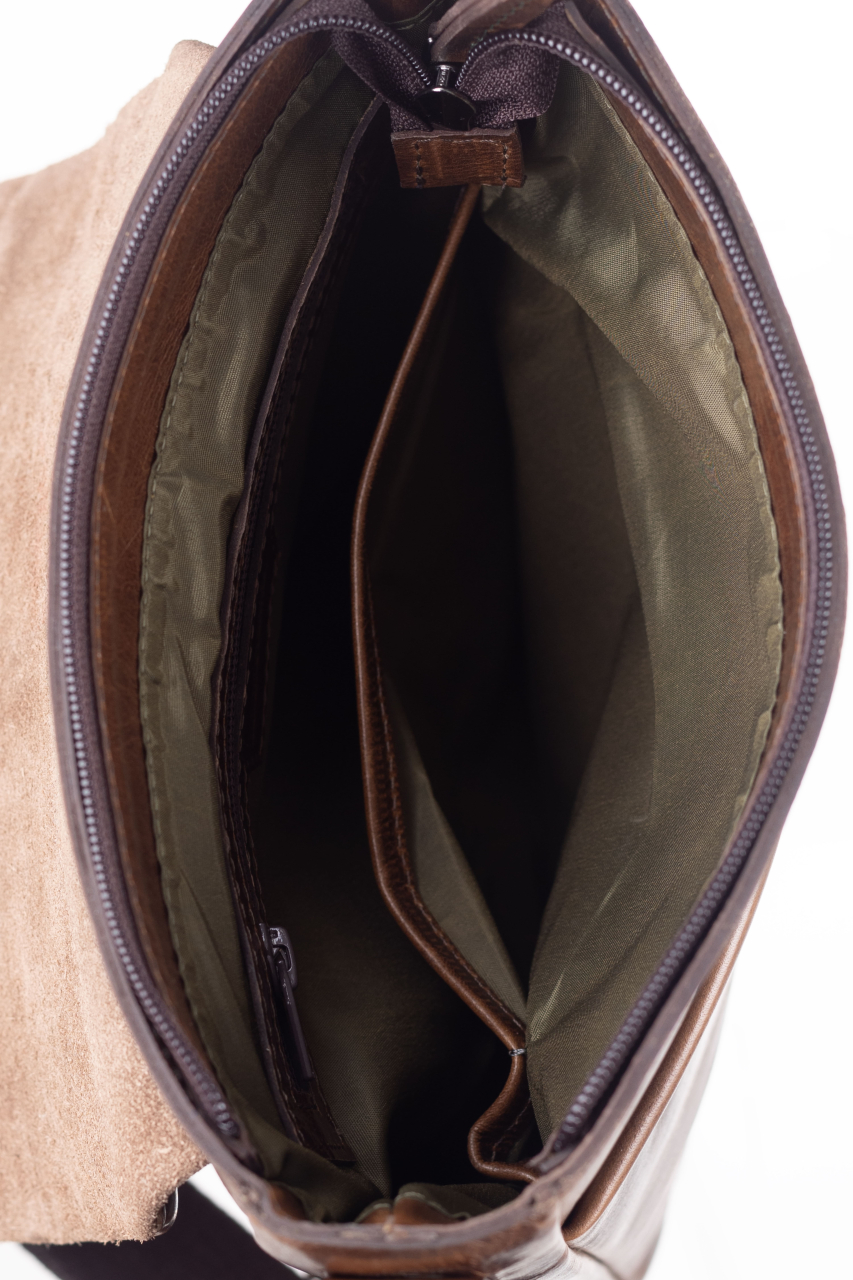 Newport Umhänger medium coffee