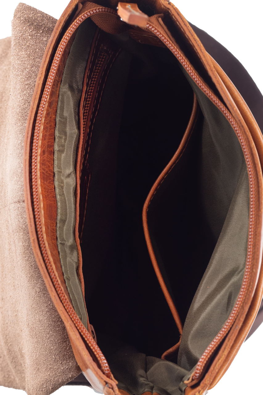 Newport Umhänger medium caramel