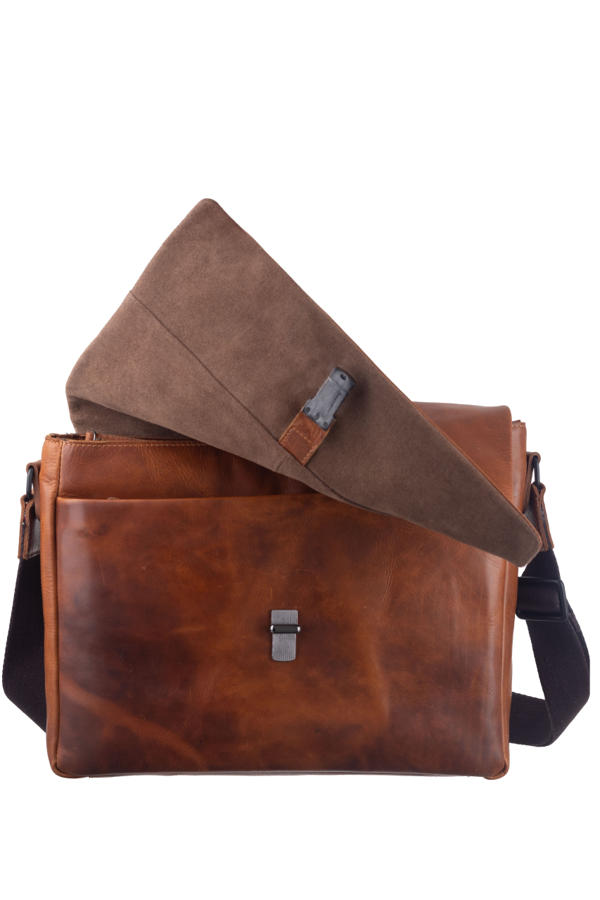 Newport Umhänger Large caramel