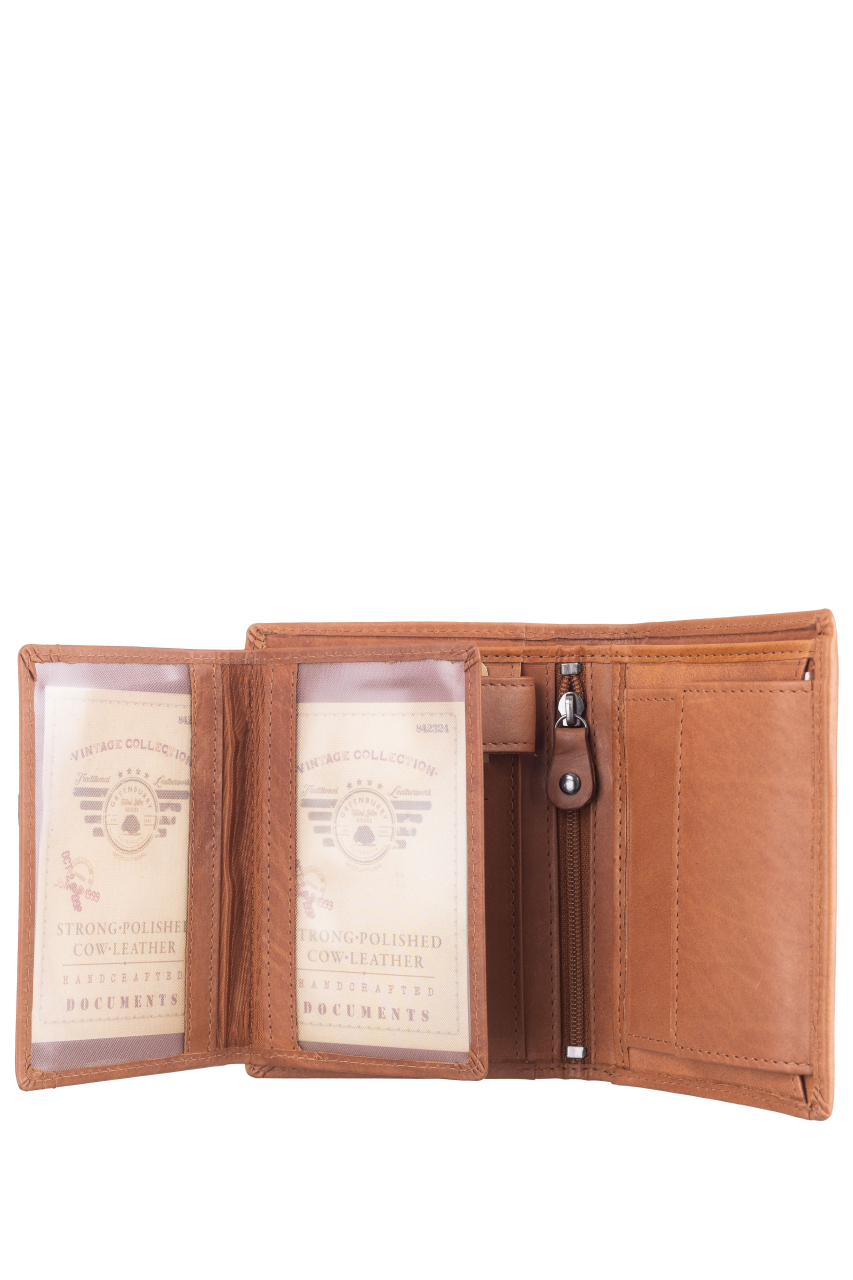 Basic Kombibörse RFID hochf. cognac