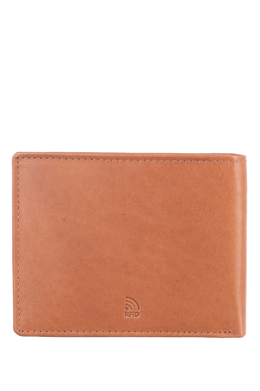 Basic Scheintasche RFID  cognac