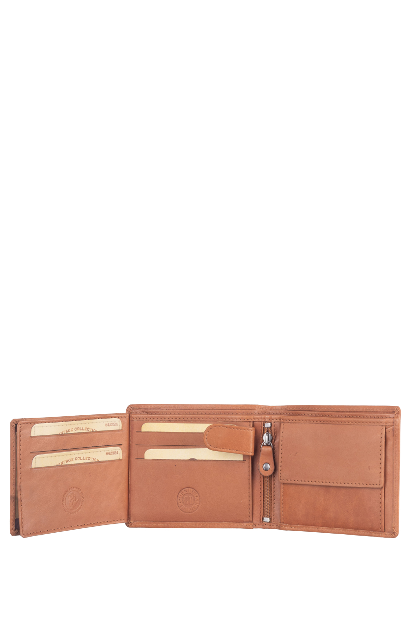 Basic Scheintasche RFID  cognac