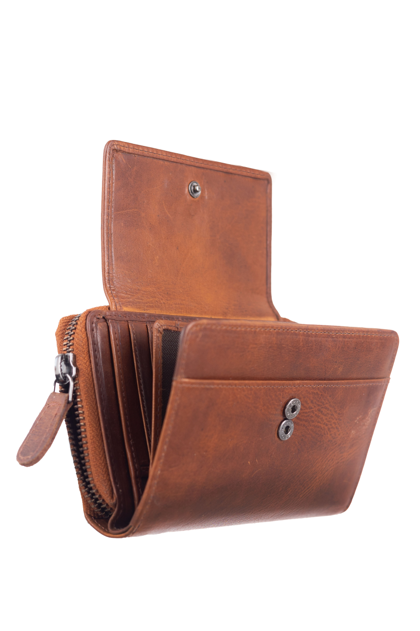 Newport RV-Damenbörse RFID caramel