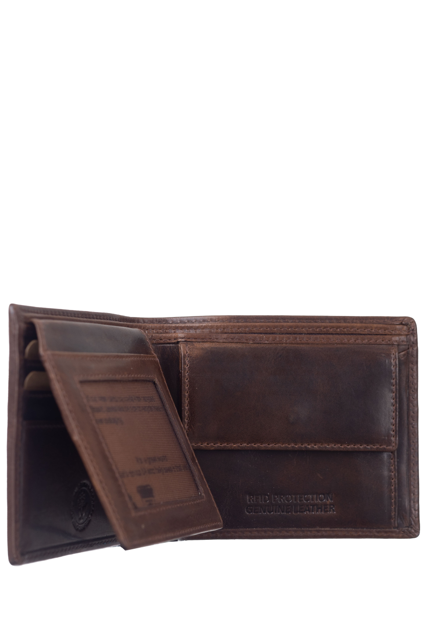 Newport Scheintasche 2tlg. RFID coffee