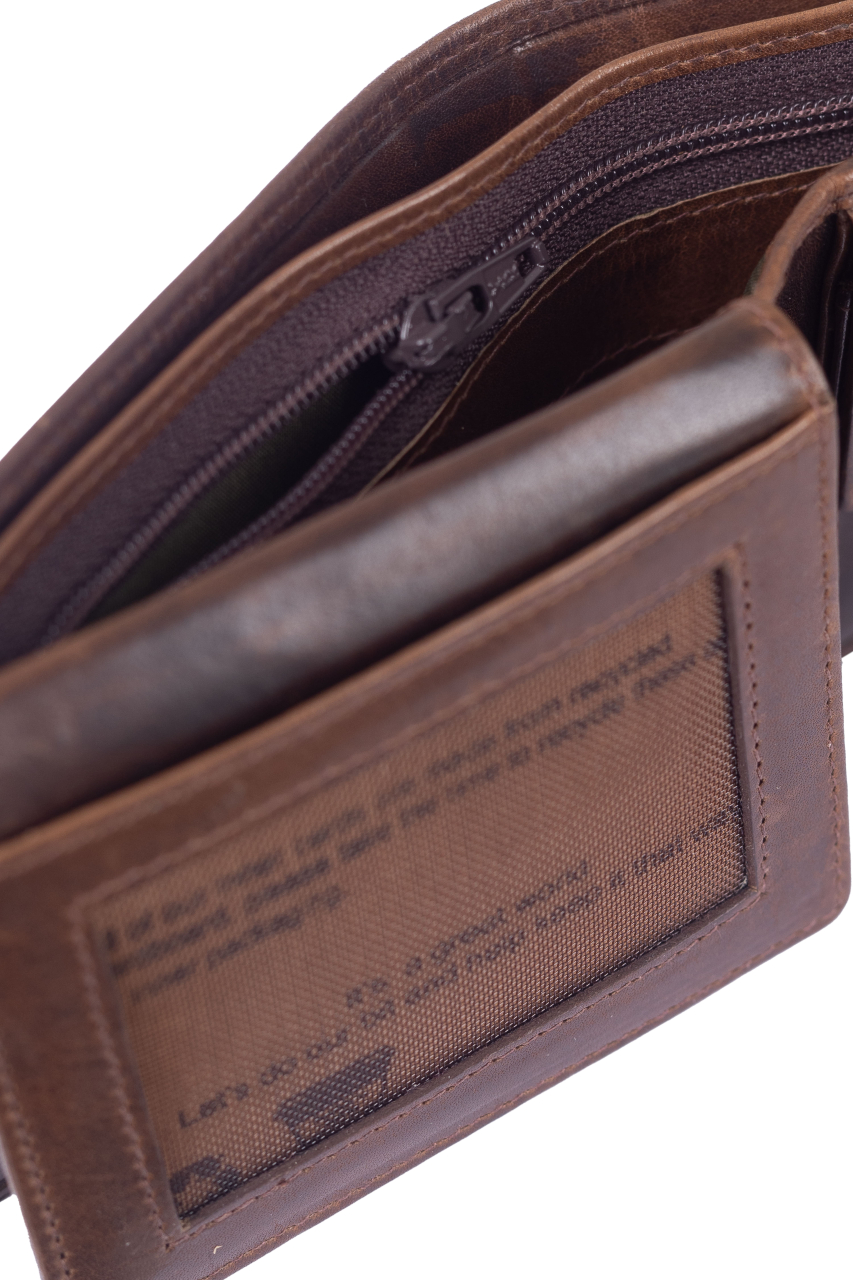 Newport Scheintasche 2tlg. RFID coffee