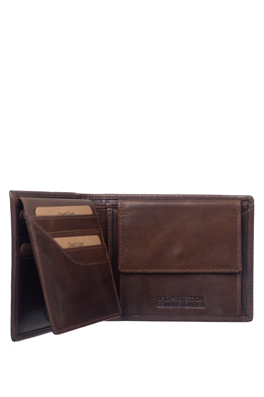 Newport Scheintasche 2tlg. RFID coffee