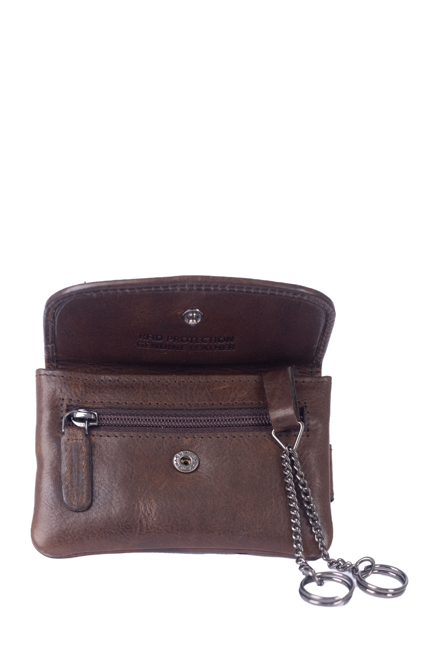 Newport Schlüsseltasche RFID coffee