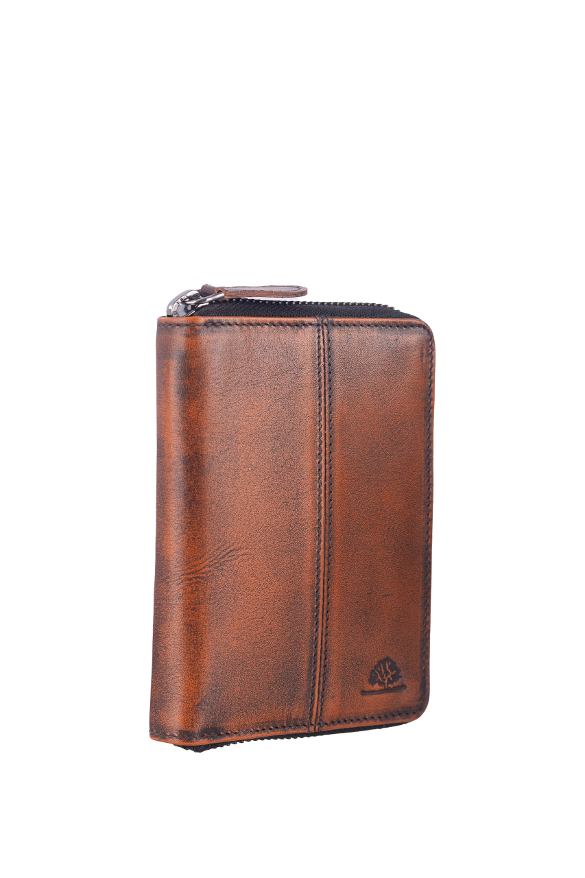 Destressed RV-Damenbörse RFID rusty orange