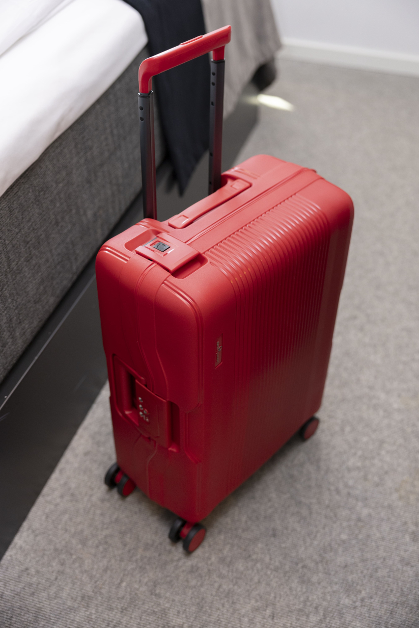 4-Rollen-Trolley rot 35 l