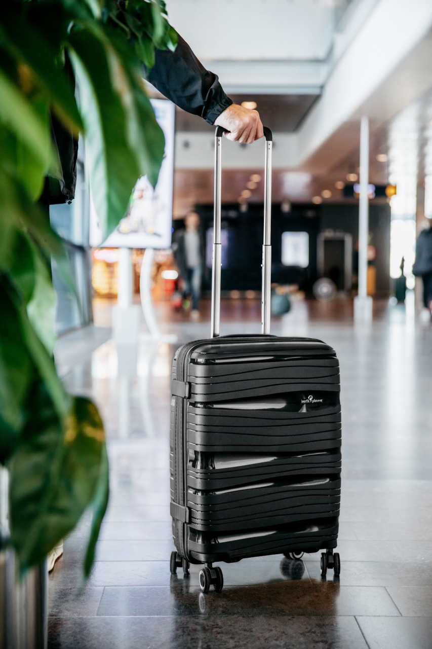 4-Rollen-Trolley schwarz 70 l