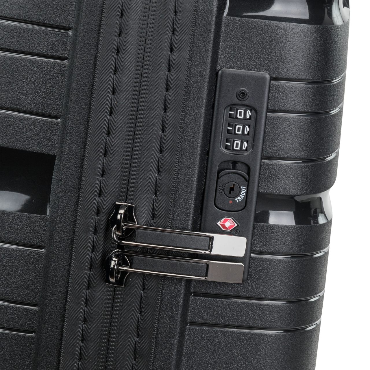 4-Rollen-Trolley schwarz 102 l