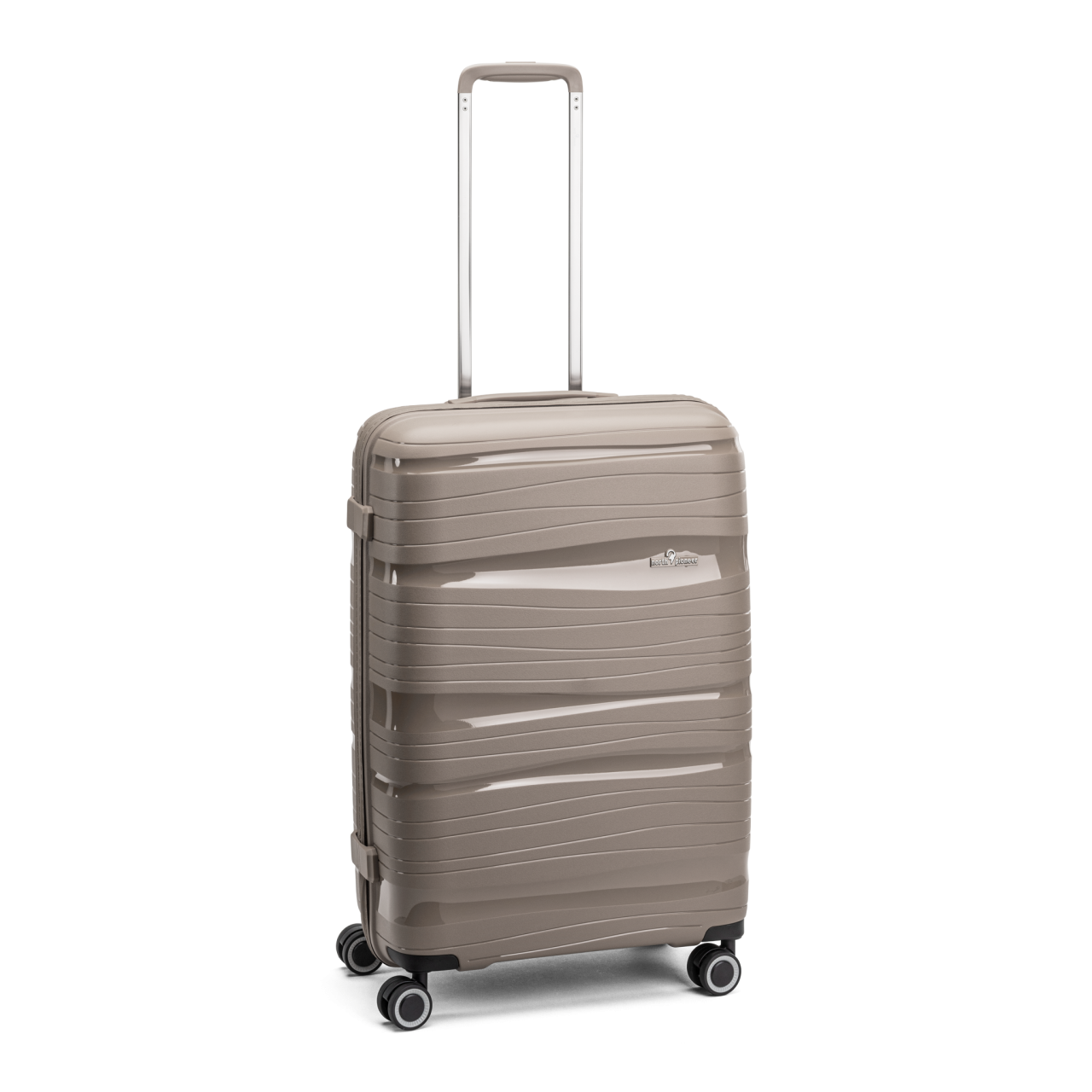 4-Rollen-Trolley champagner 70 l