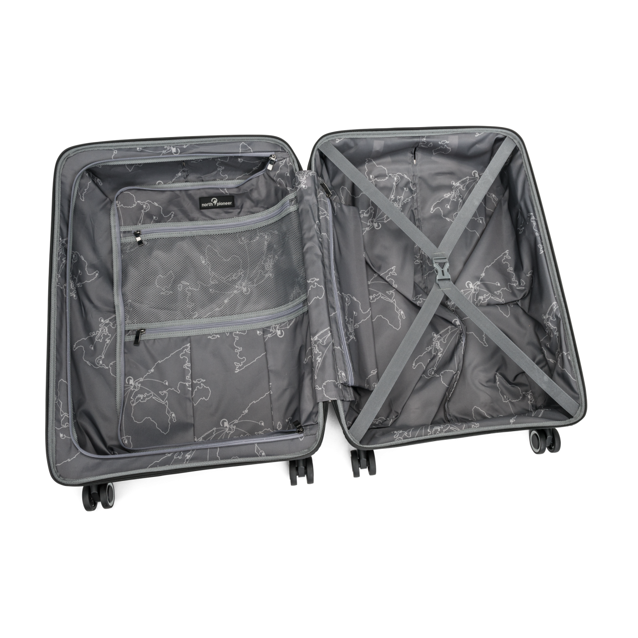 4-Rollen-Trolley champagner 70 l