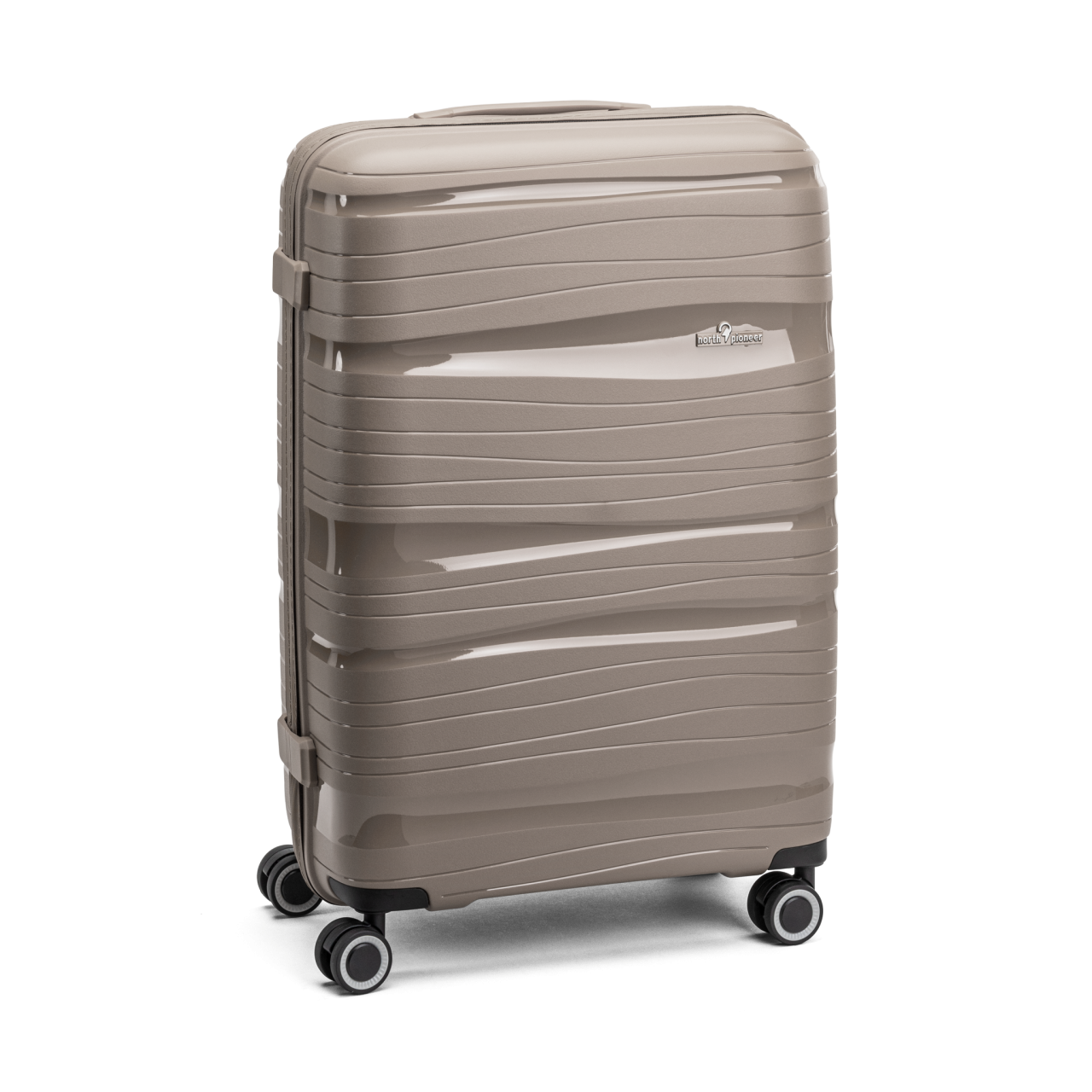 4-Rollen-Trolley champagner 70 l