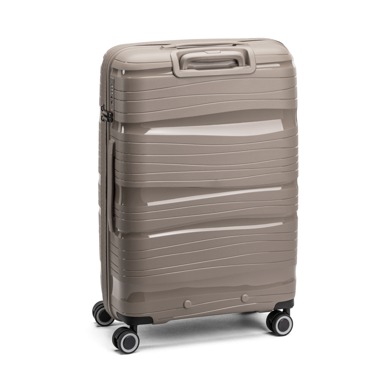 4-Rollen-Trolley champagner 70 l