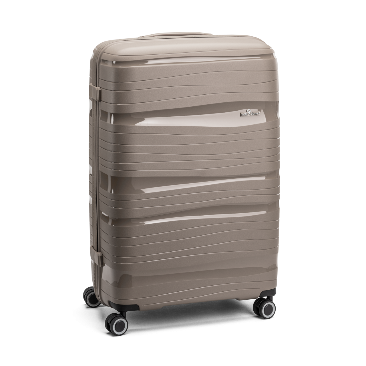 4-Rollen-Trolley champagne 102 l