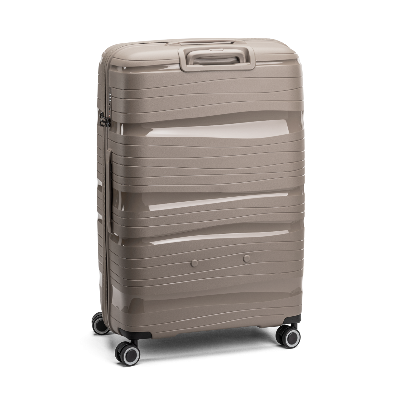 4-Rollen-Trolley champagne 102 l