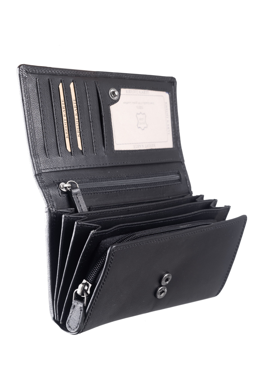 Fiorentina Damenbörse lang black RFID