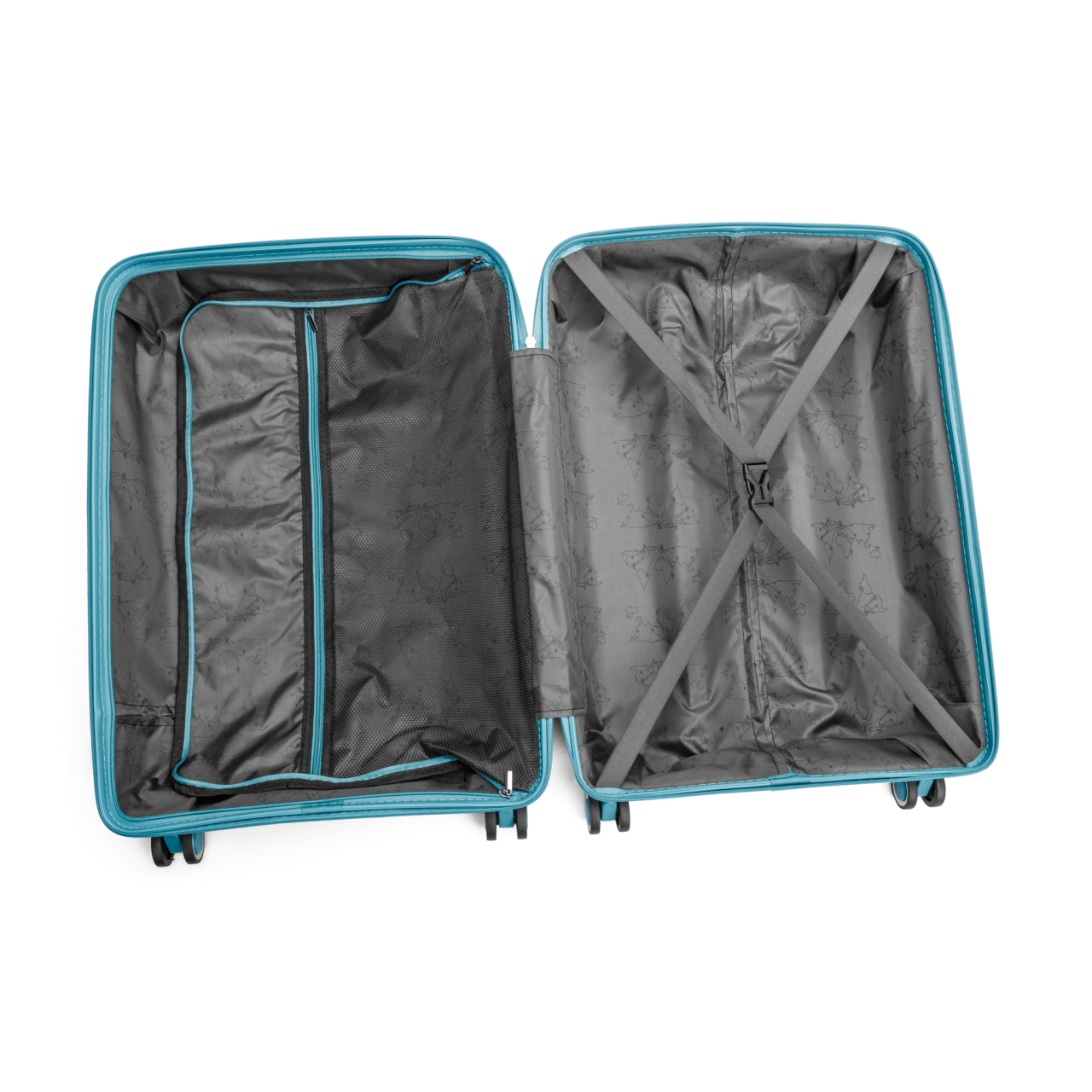 4-Rollen-Trolley petrol 66 l