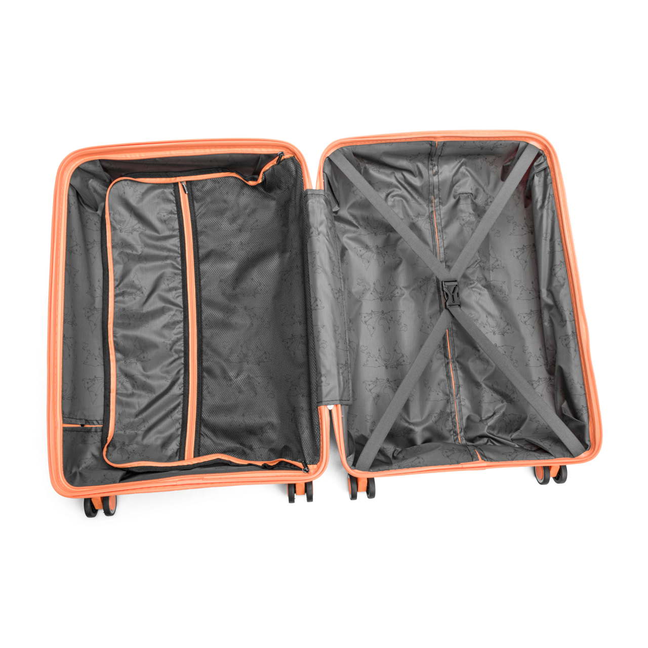 4-Rollen-Trolley orange 66 l