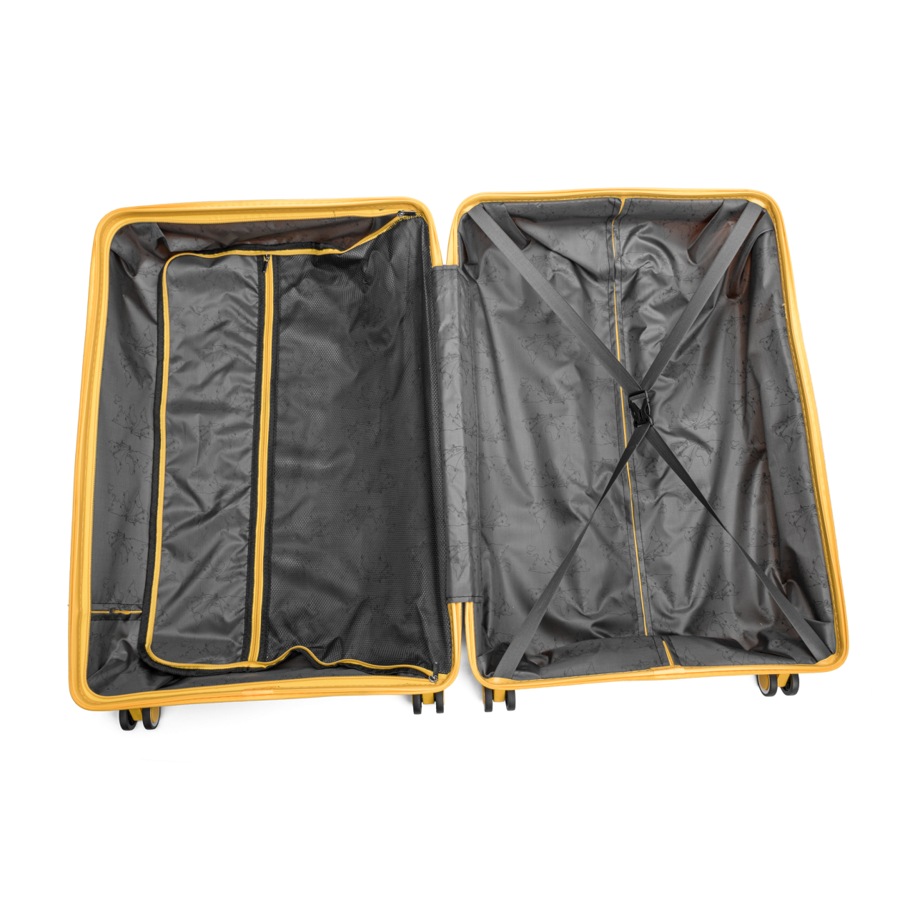 4-Rollen-Trolley yellow 95 l