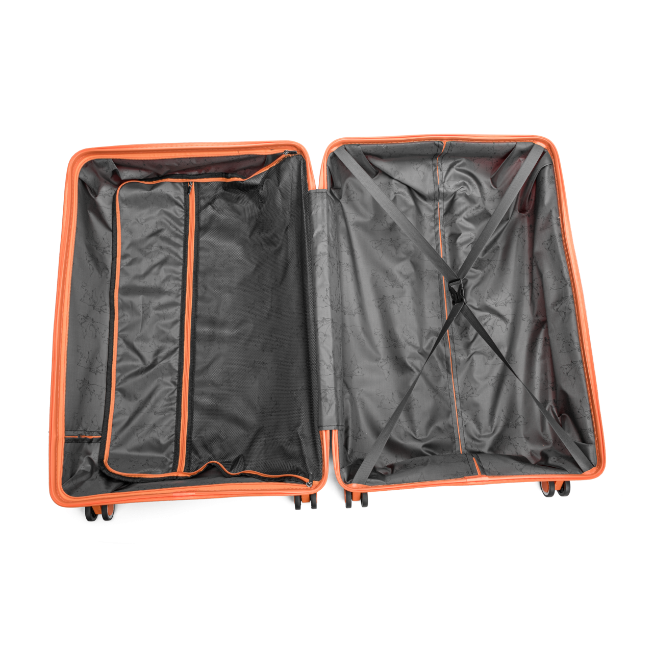 4-Rollen-Trolley orange 95 l