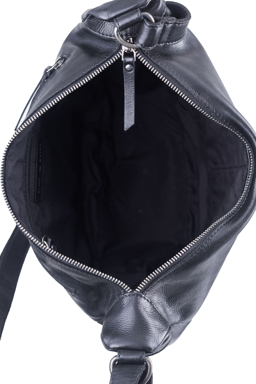 Colombiana half-moon bag black