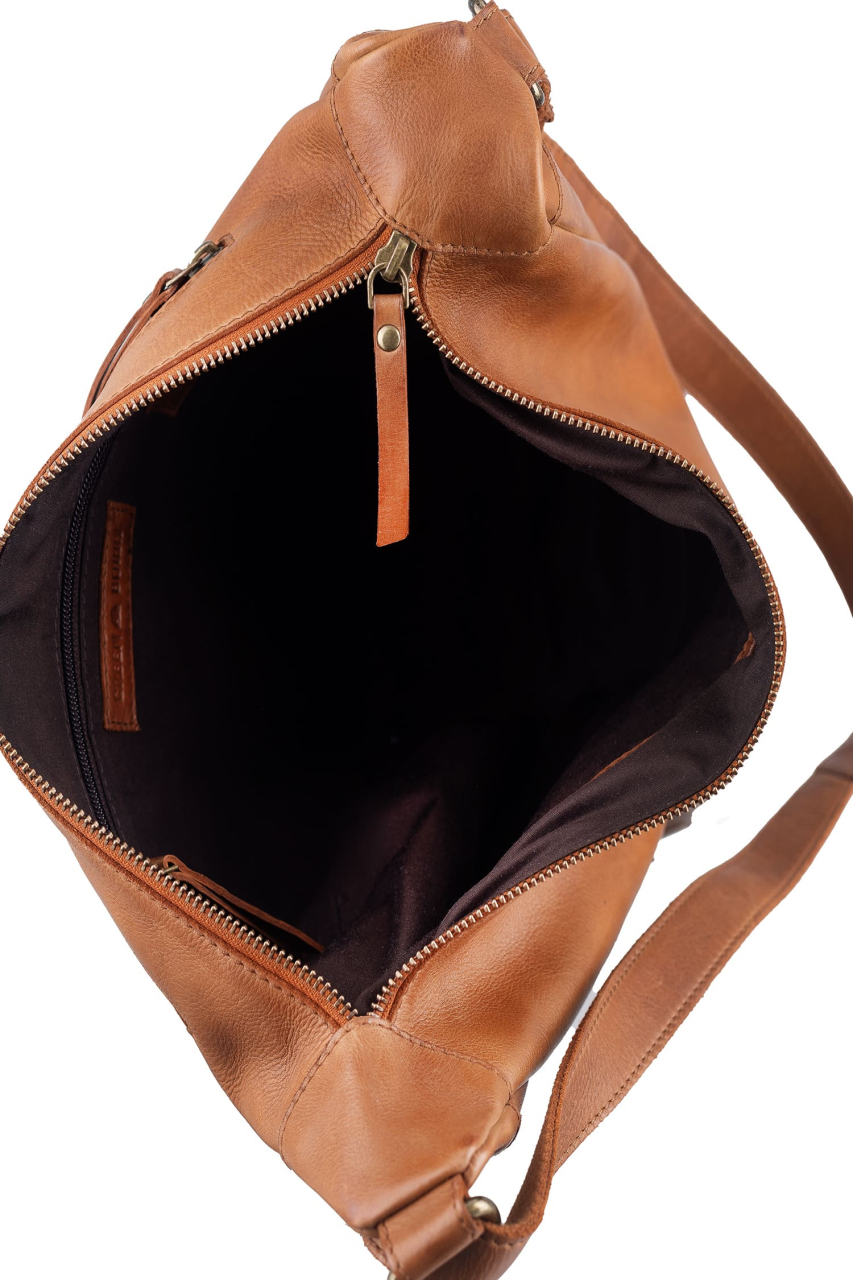 Colombiana half-moon bag nougat