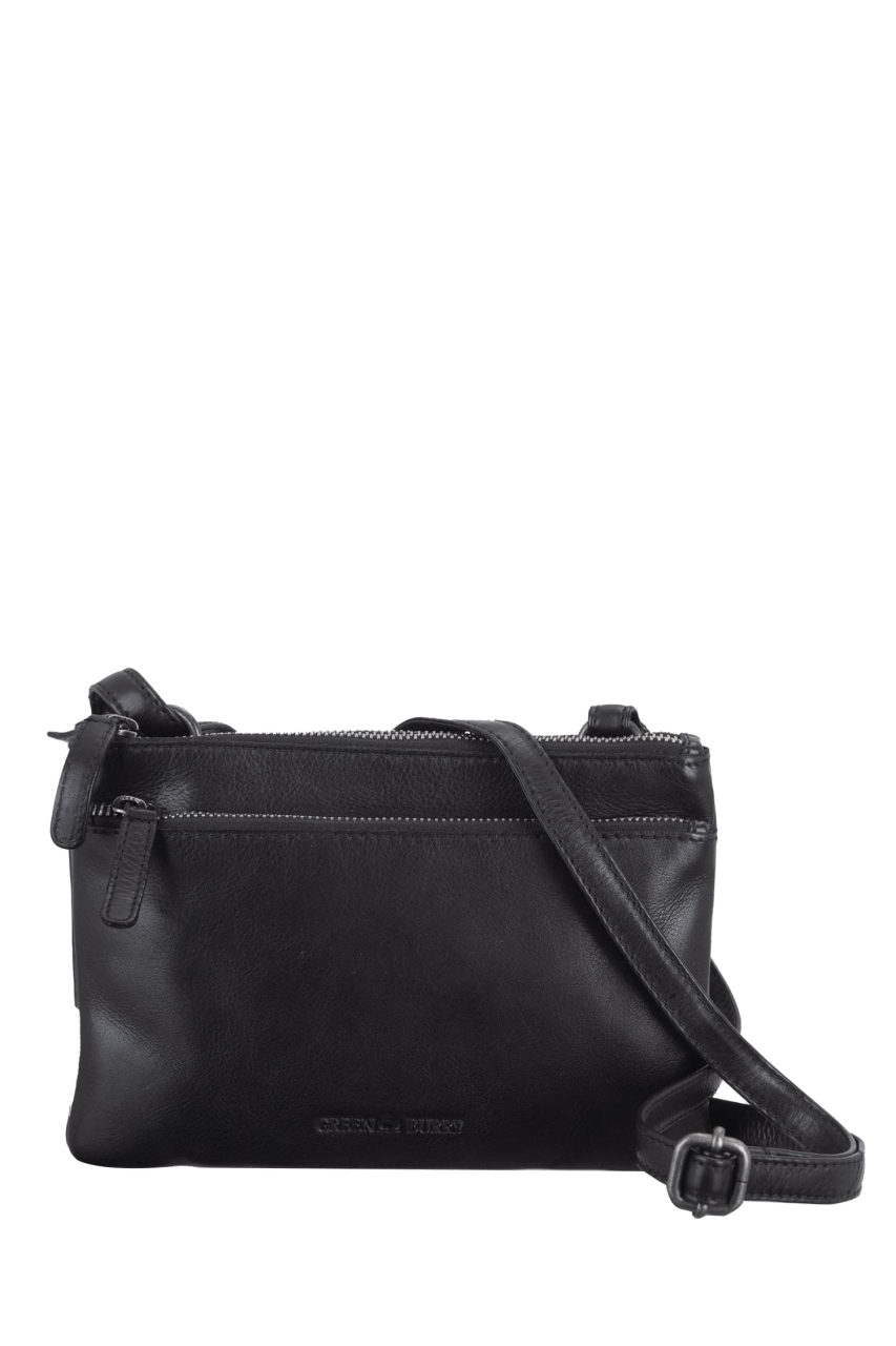 Colombiana RV Shoulderbag 3 zip small black