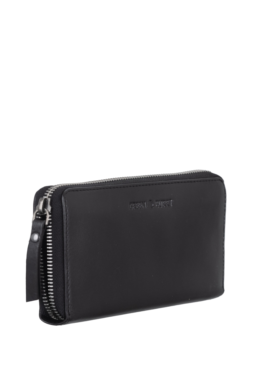 Colombiana  RV-Damenbörse lang RFID black