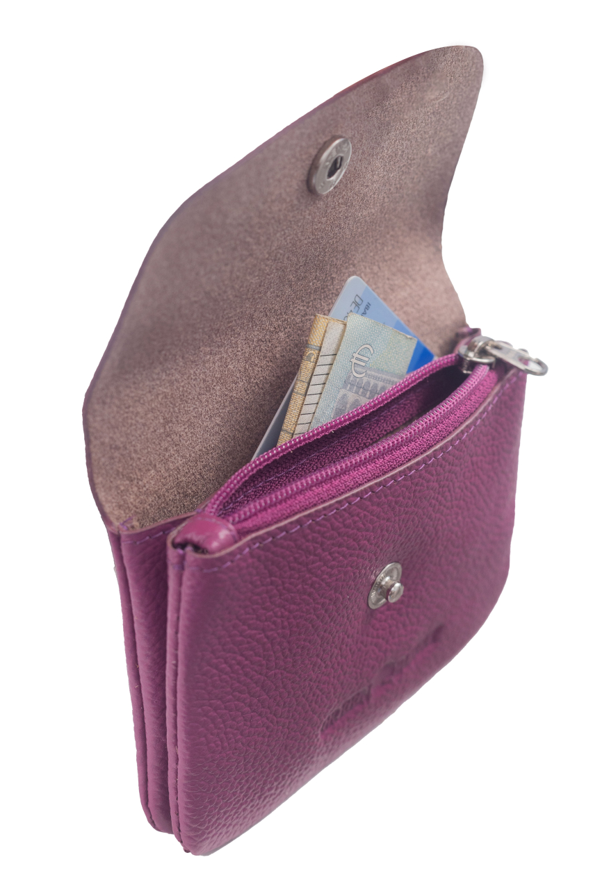 Minimax kleines Card/Coin wallet fuchsia