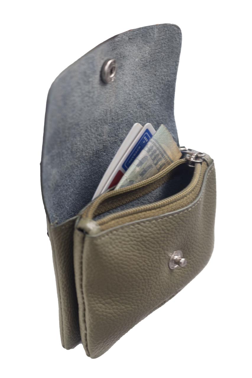 Minimax kleines Card/Coin wallet olive