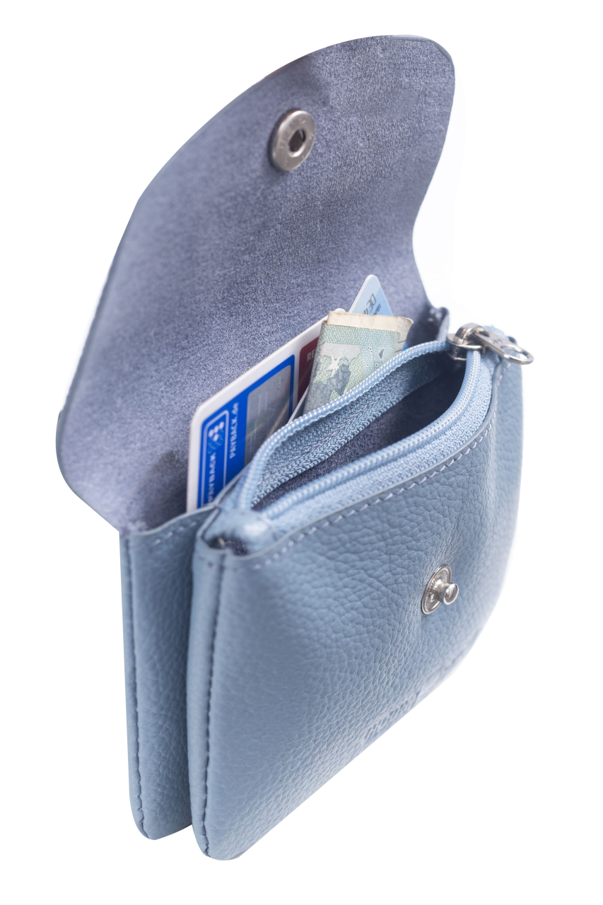 Minimax kleines Card/Coin wallet iceblue