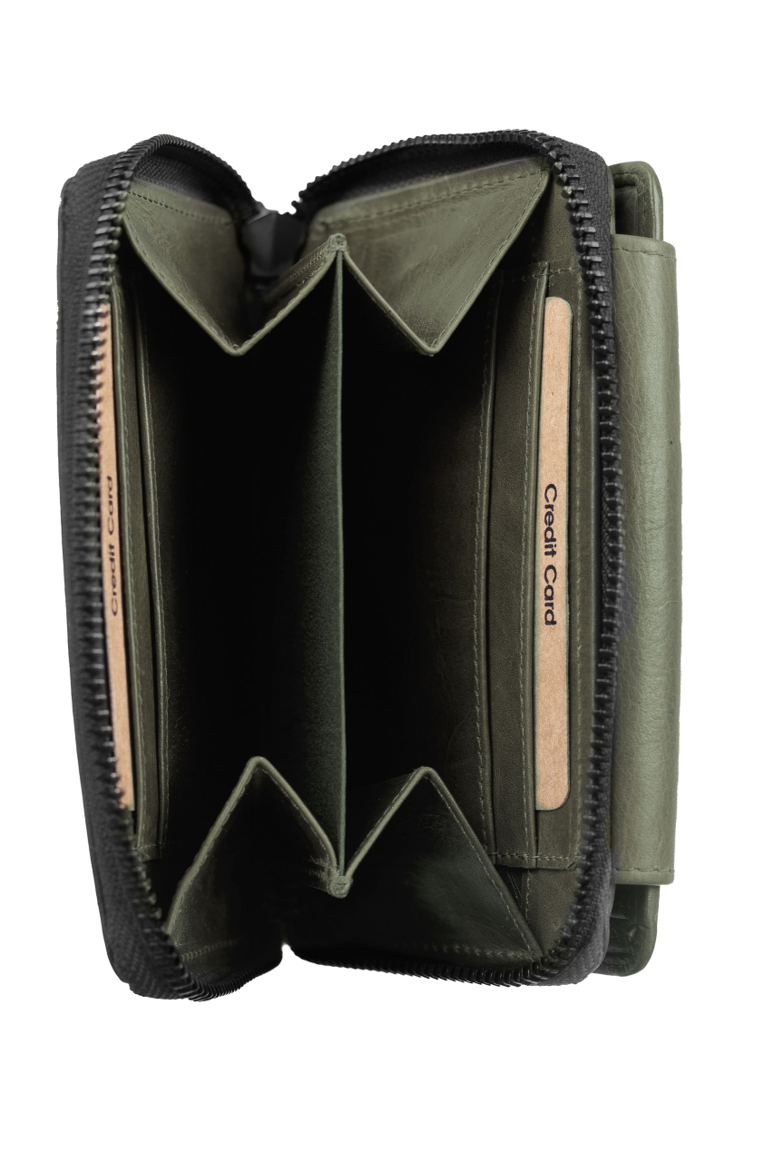 Newport RV-Damenbörse RFID british green