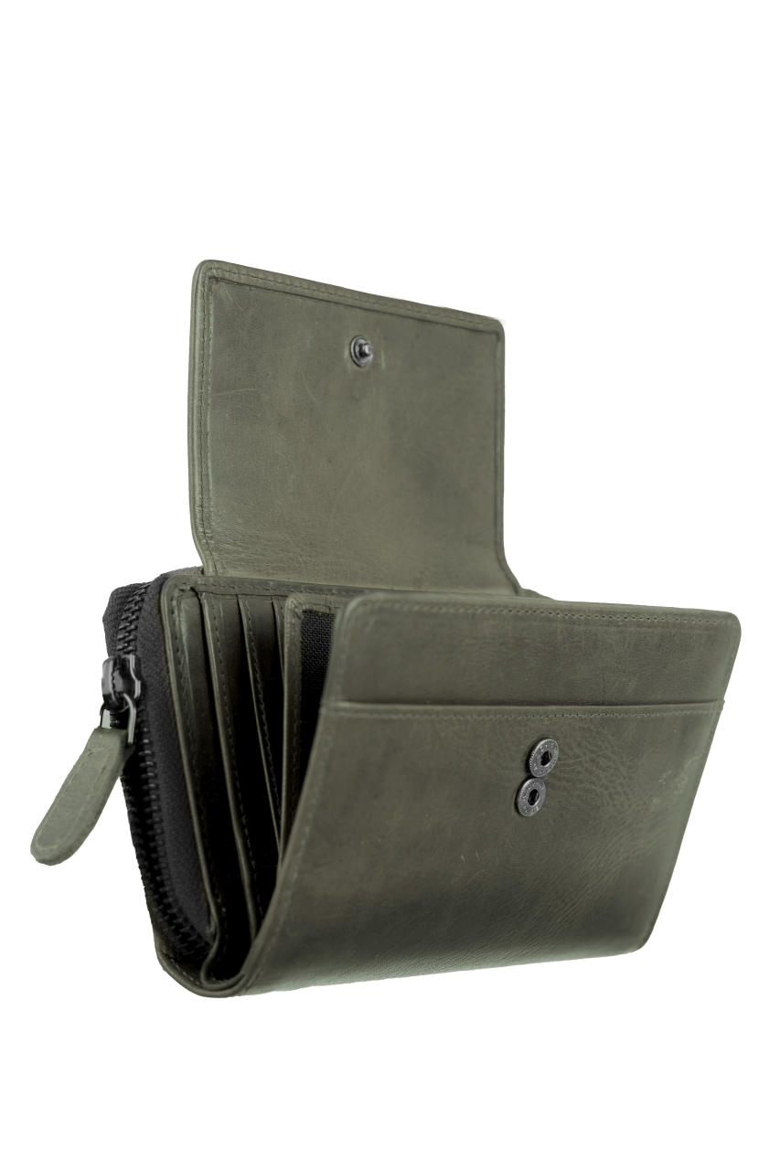 Newport RV-Damenbörse RFID british green