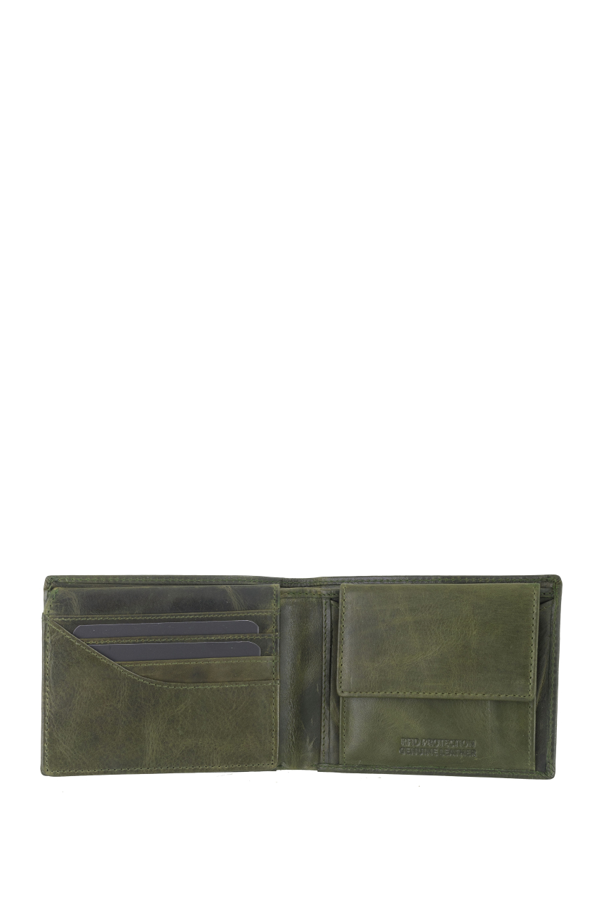 Newport Scheintasche 2tlg. RFID british green