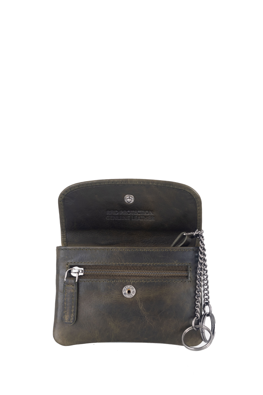 Newport Schlüsseltasche RFID british green