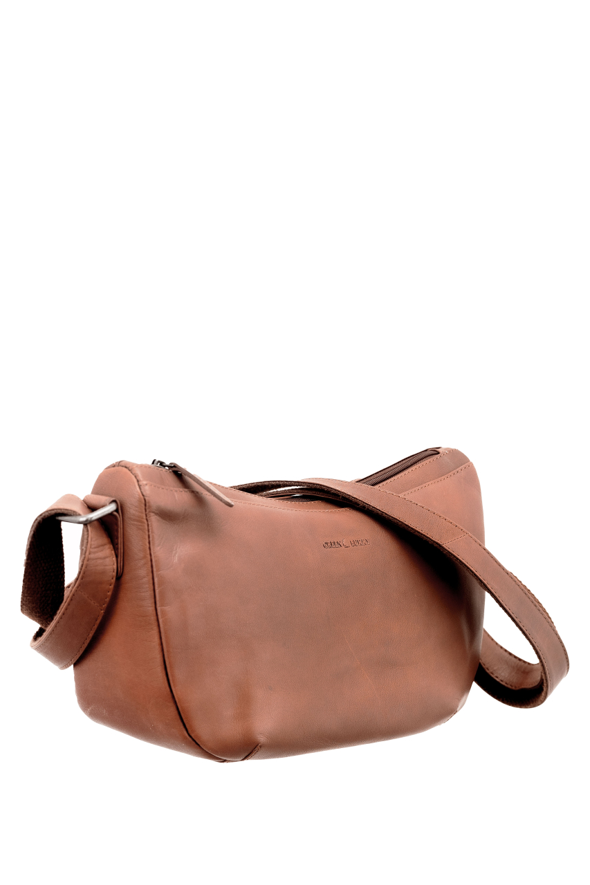 Fiorentina half-moon bag tan