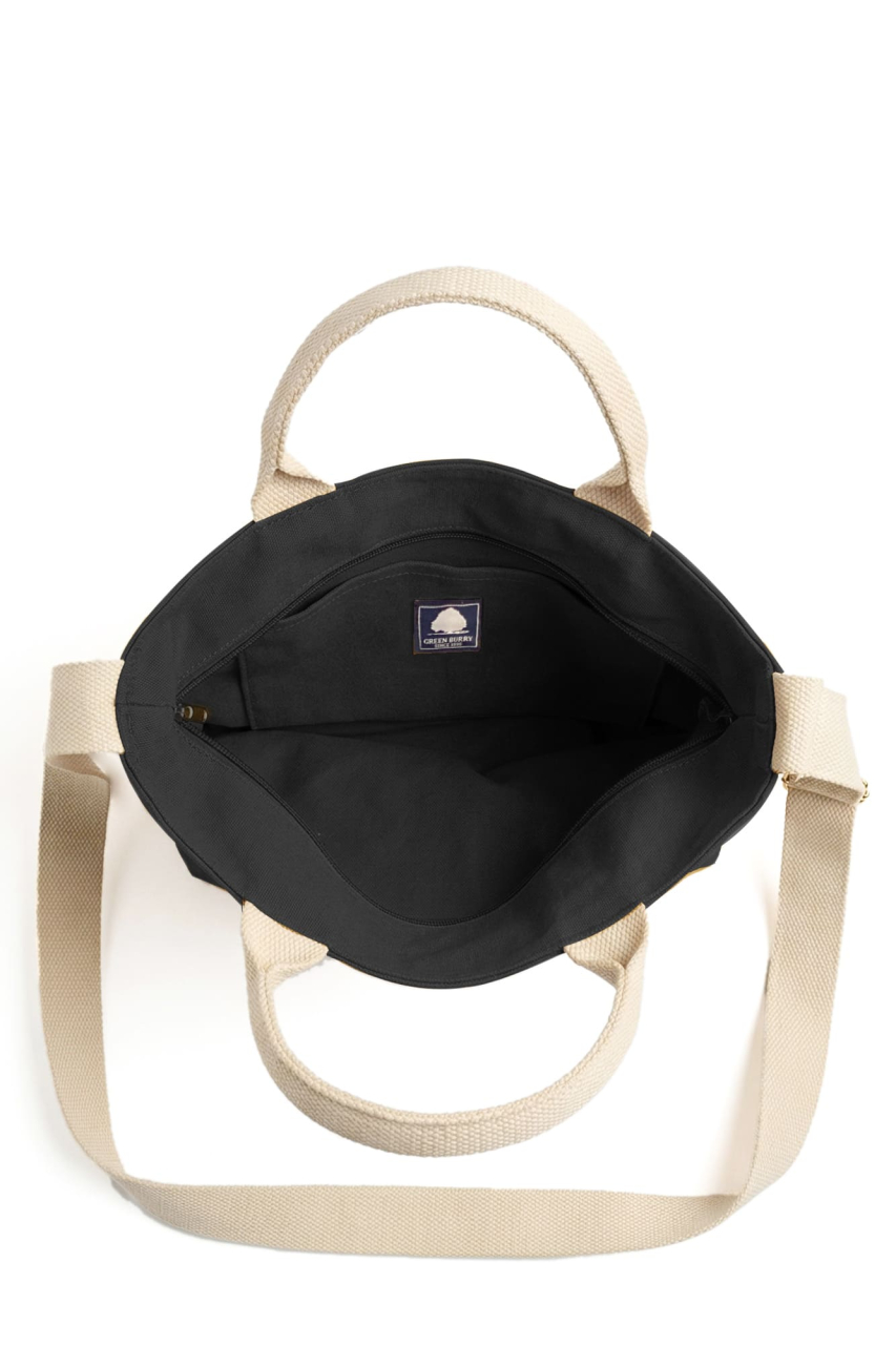 GB- Shoulder Bag Canvas black